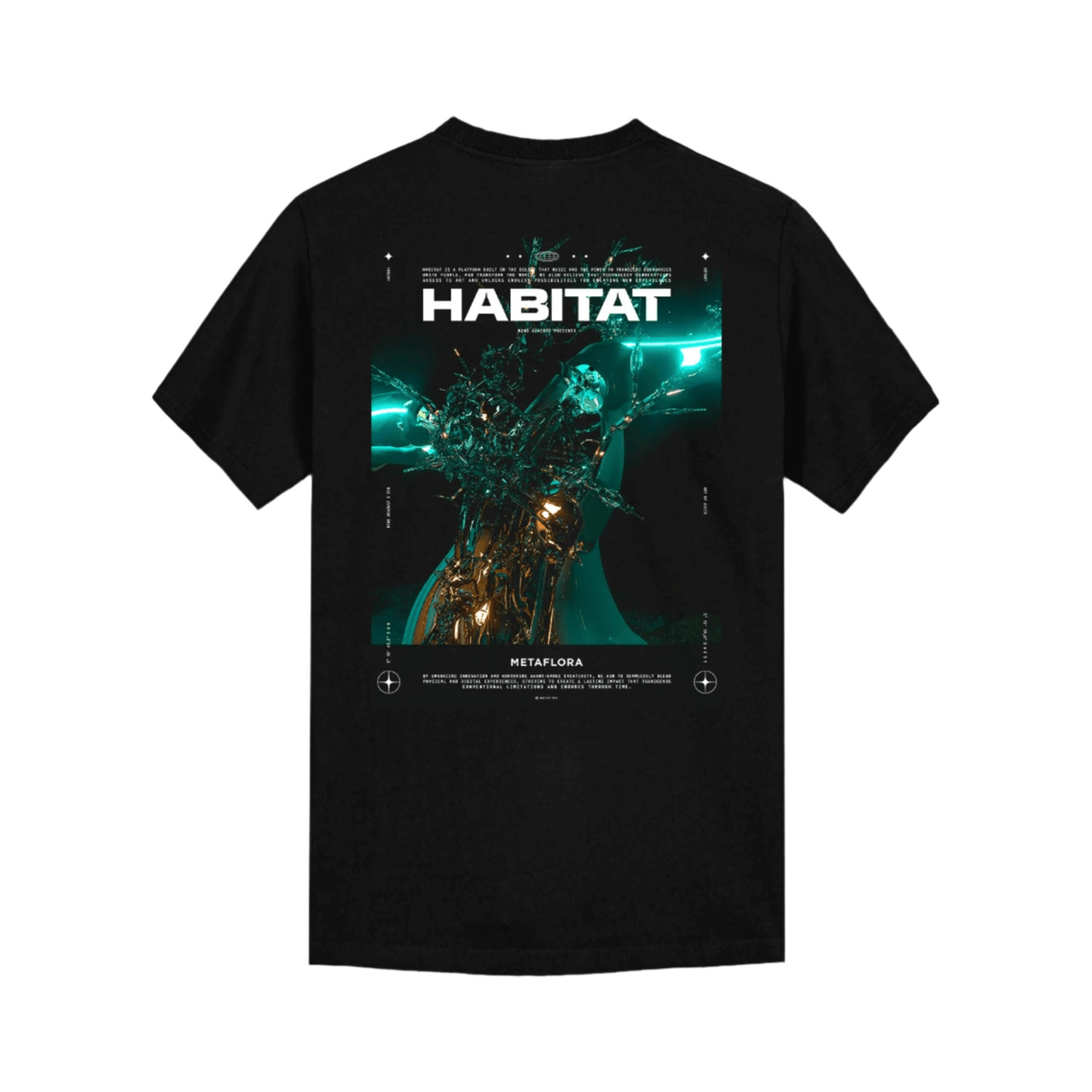 'METAFLORA' PRINTED TEE