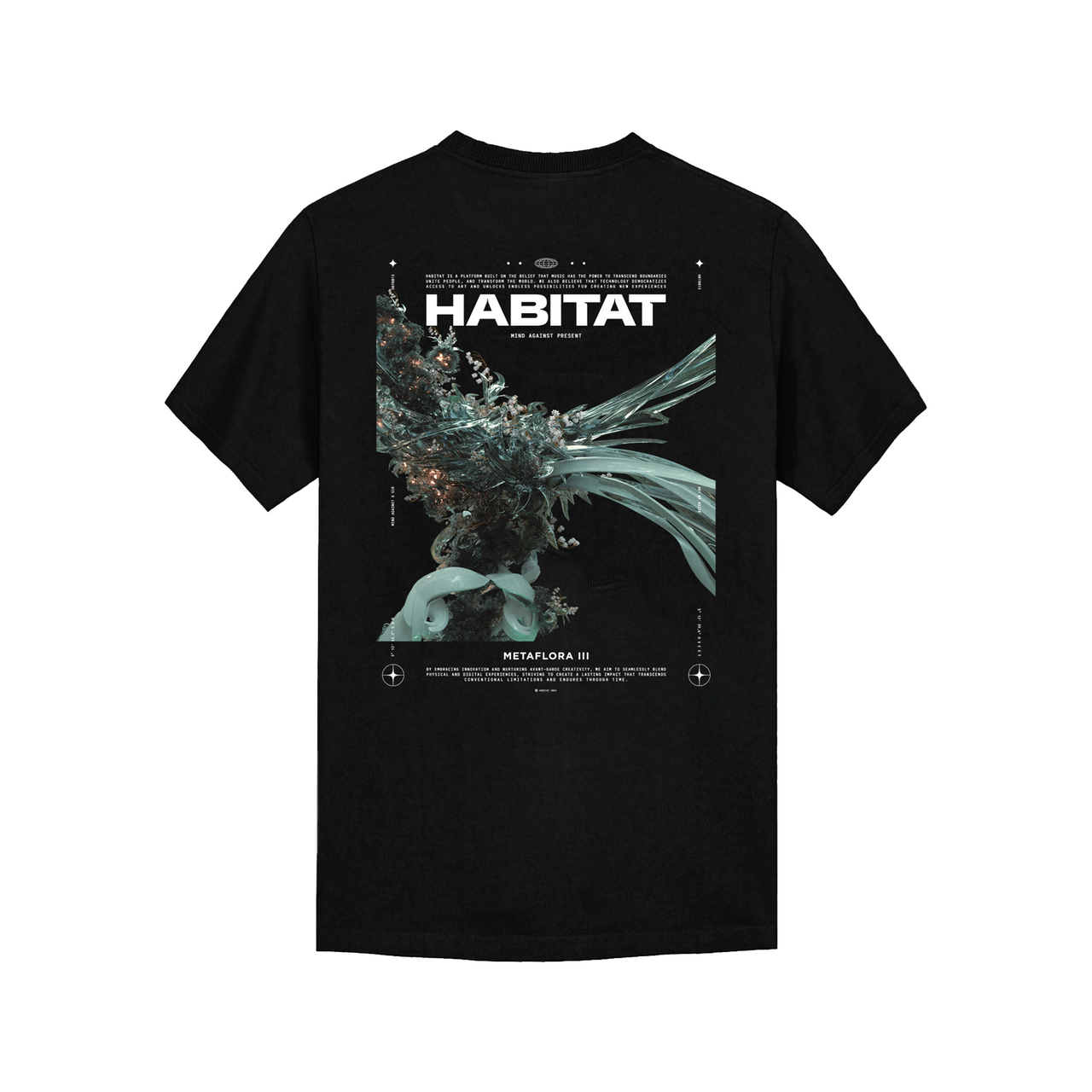 'METAFLORA III' PRINTED TEE