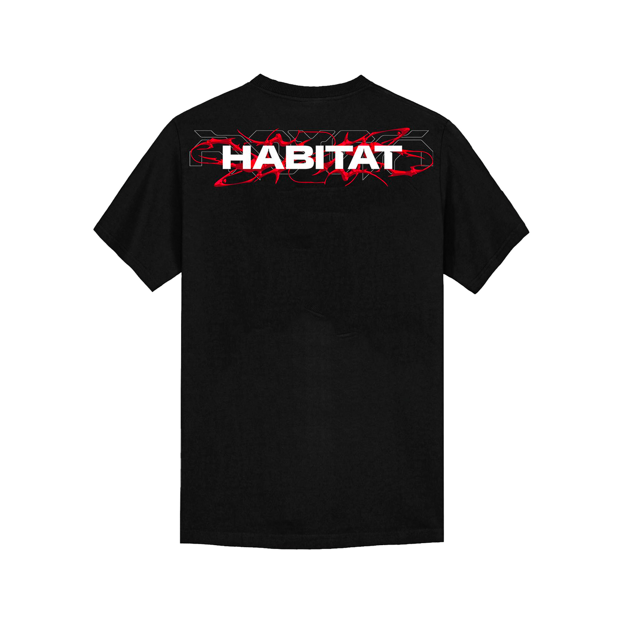 ‘SHOULDER RED LOGO’ PRINTED TEE