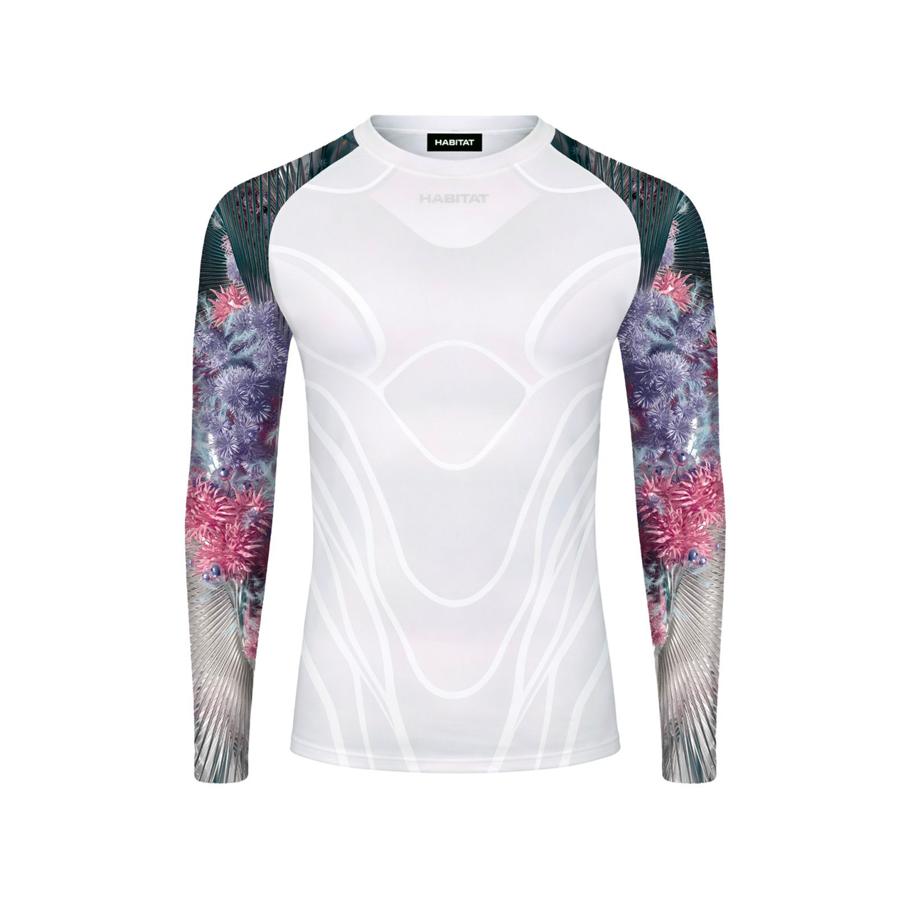 'SPORT TEE WHITE' TECHNICAL LONG SHIRT